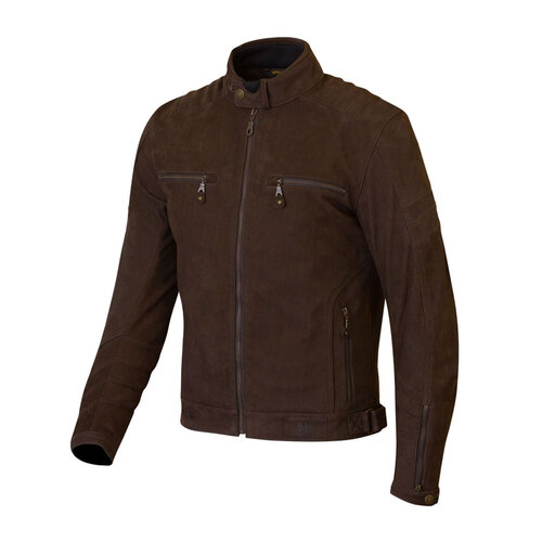 Merlin Miller D3O Brown Leather Jacket [Size:SM]