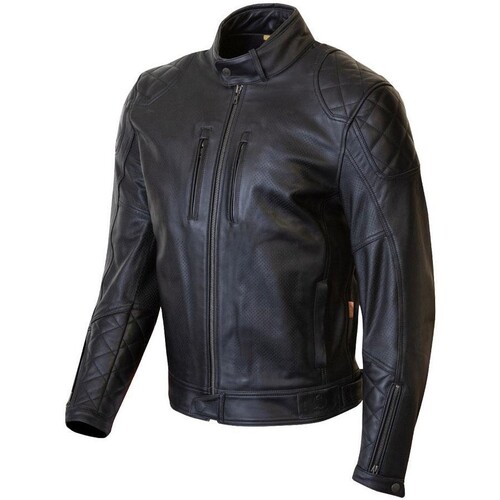 Merlin Cambrian D3O Black Leather Jacket [Size:SM]
