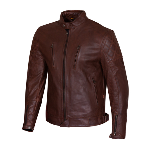 Merlin Wishaw D3O Brown Leather Jacket [Size:MD]