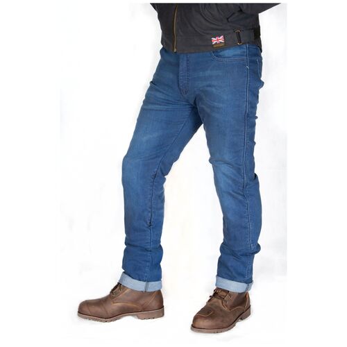 Merlin Lapworth D3O Stright Leg Blue Denim Jeans [Size:MD]