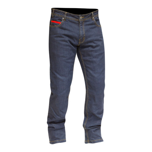 Merlin Blake Regular Fit Blue Stretch Denim Jeans [Size:30]