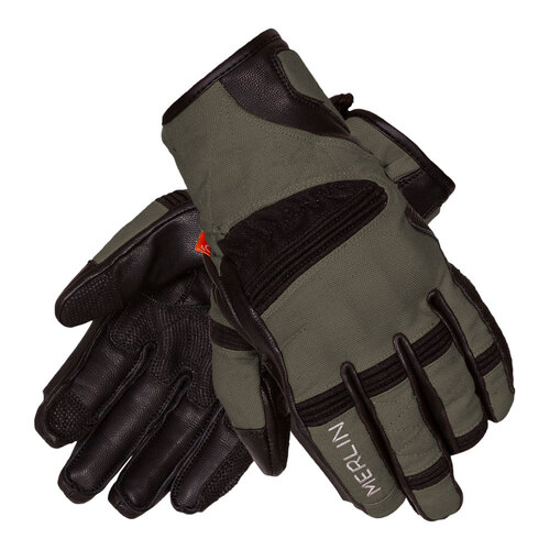 Merlin Mahala D3O WP Black/Olive Explorer Gloves [Size:SM]