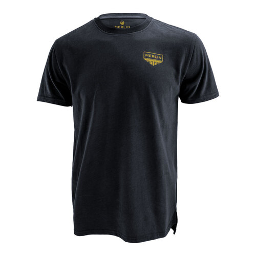 Merlin Truro Black T-Shirt [Size:SM]