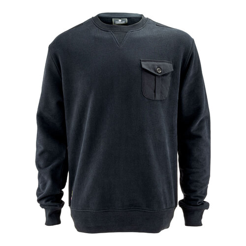Merlin Hagley Utility Black Long Sleeve Sweatshirt [Size:SM]
