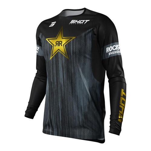 Shot Contact Limited Edition Rockstar 2022 Black Jersey [Size:MD]