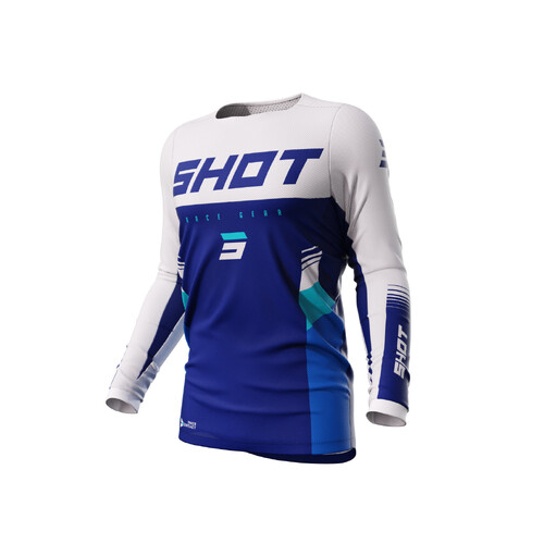 Shot Contact Tracer Blue Jersey [Size:XS]