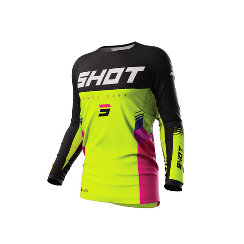 Shot Contact Tracer Neon Yellow Jersey [Size:MD]