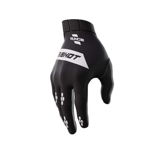 Shot Race Black Gloves [Size:SM]