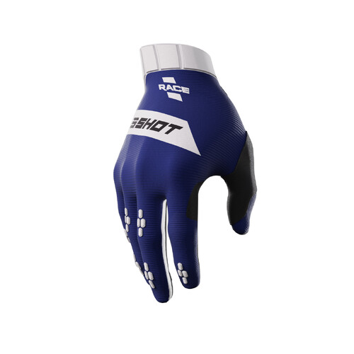 Shot Race Blue Gloves [Size:SM]