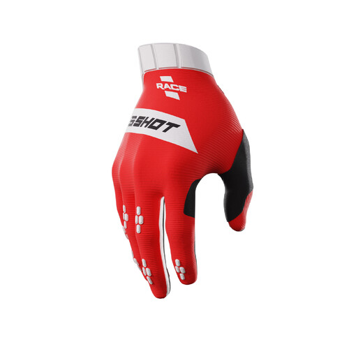 Shot Race Red Gloves [Size:MD]