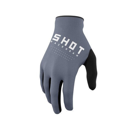 Shot Raw Grey Gloves [Size:SM]