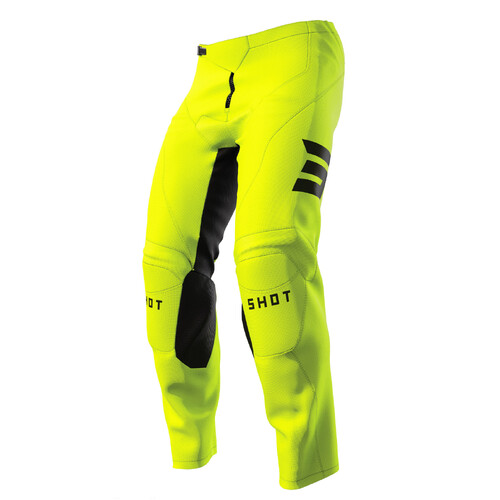 Shot Raw Escape Neon Yellow Kids Pants [Size:18]