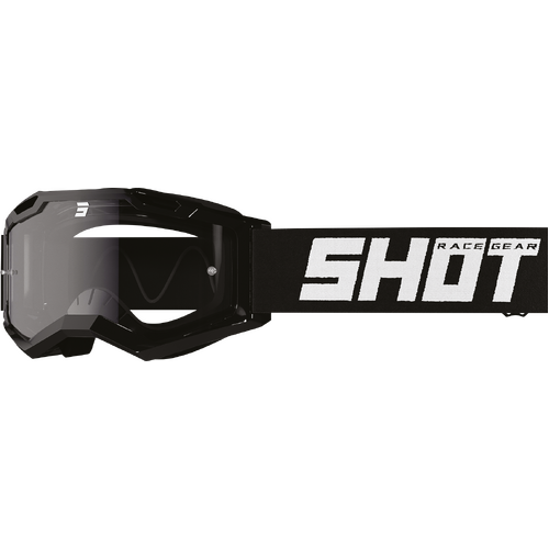 Shot Assault 2.0 Enduro Goggles Solid Black