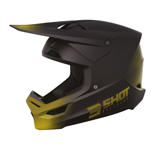 Shot Race Raw Matte Gold MIPS Helmet [Size:XS]