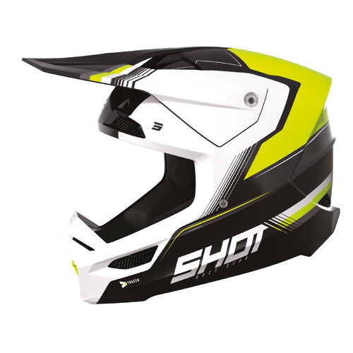 Shot Race Tracer Neon Yellow MIPS Helmet [Size:XS]