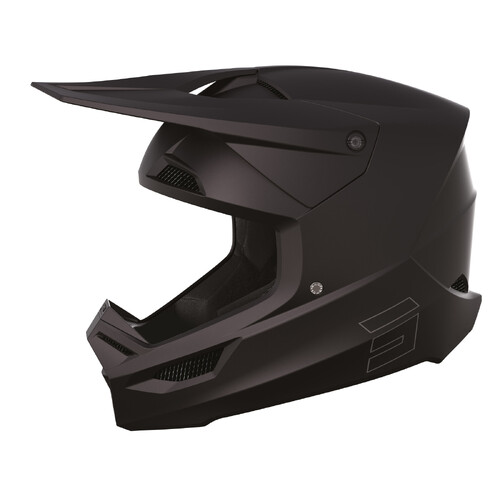Shot Race Solid Matte Black MIPS Helmet [Size:XS]