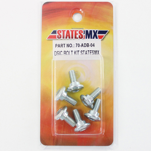 States MX 70-ADB-04 Disc Bolt Kit (Pack of 6)