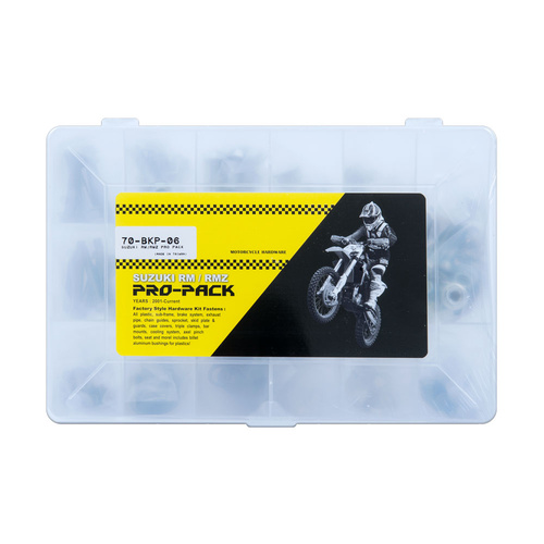 States MX 70-BKP-06 Pro Pack Bolt Kit for Suzuki RM/RMZ (Generic Fit) (160 Piece Kit)