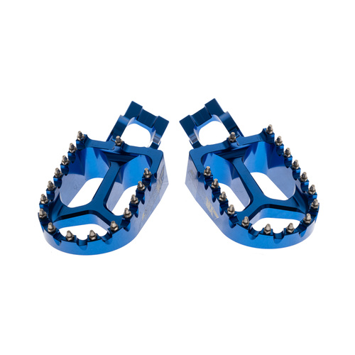States MX 70-FP5-511B Alloy S2 Off Road Footpegs Blue for all KTM 50-530 SX/EXC 16-Up/Husqvarna 85-501 16-Up