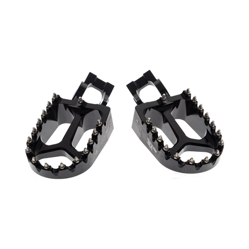 States MX 70-FP5-511K Alloy S2 Off Road Footpegs Black for all KTM 50-530 SX/EXC 16-Up/Husqvarna 85-501 16-Up
