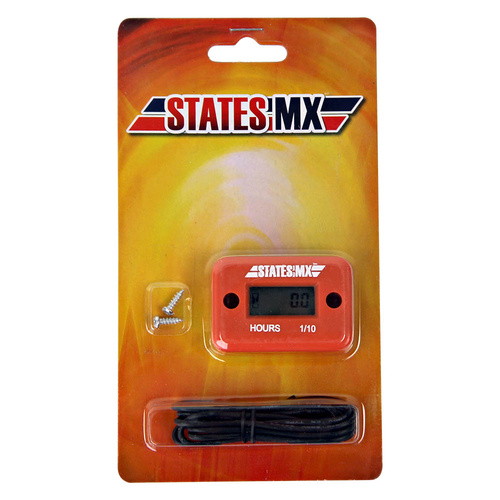 States MX 70-HM1-E Universal Hour Meter Orange