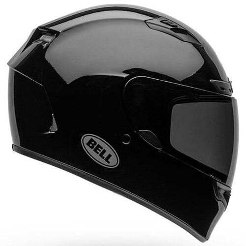 Bell Qualifier Solid Gloss Black Helmet [Size:LG]