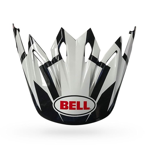 Bell Replacement Peak District White/Black/Red for Moto-9 Helmets