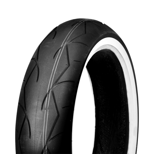 Vee Rubber VRM302 White Wall Front Tyre 120/70 B-21 62H Tubeless