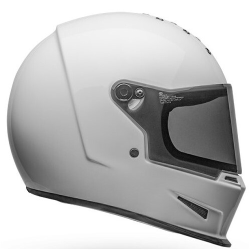 Bell Eliminator Solid Gloss White Helmet [Size:MD/LG]