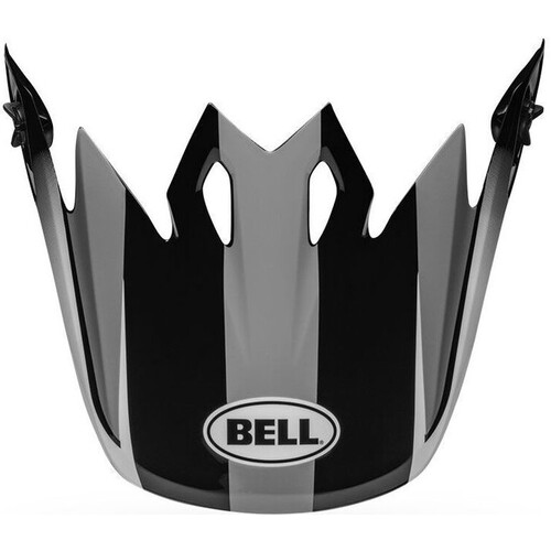 Bell Replacement Peak Dash Grey/Black/White for MX-9 Helmets