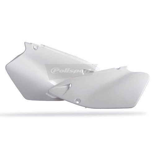 Polisport 75-841-50W Side Covers White for Yamaha YZ125/250 96-01