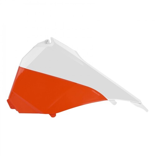 Polisport 75-845-51WO Air Box Cover White/Orange for KTM SX/SX-F/XC/XC-F 13-15