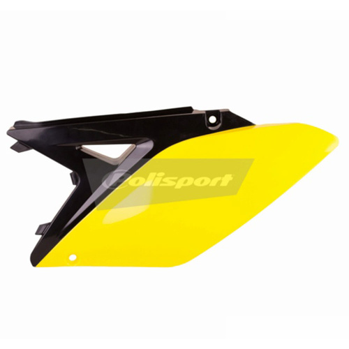 Polisport 75-860-52KY Side Covers Black/Yellow for Suzuki RM-Z250 10-17