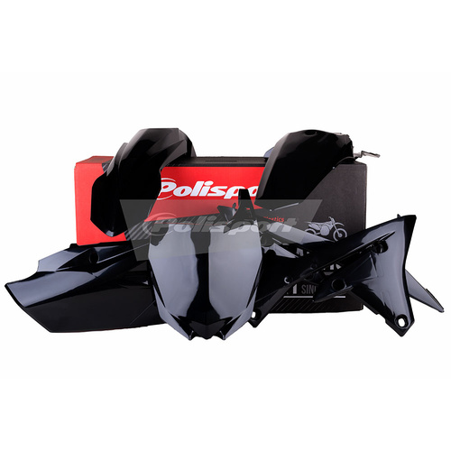 Polisport 75-905-83 MX Plastics Kit Black for Yamaha YZ250F 14-18/YZF450F 14-17