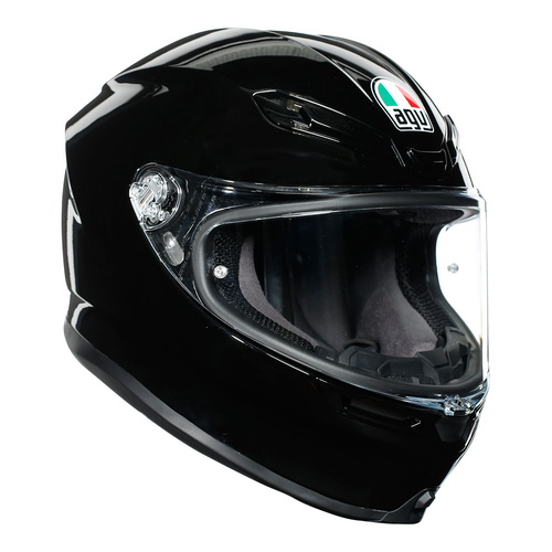 AGV K6 Black Helmet [Size:SM]