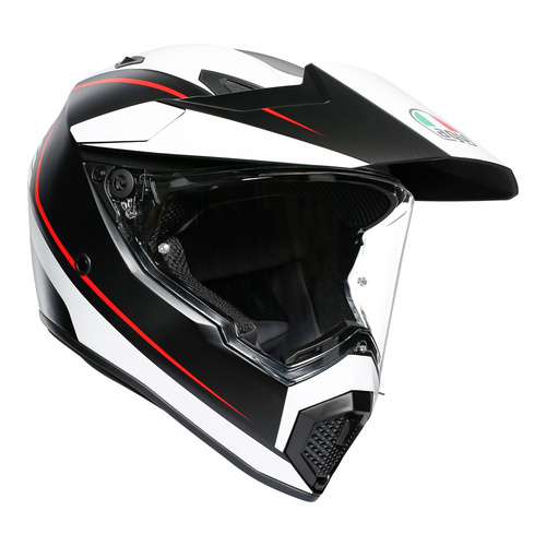 AGV AX9 Pacific Road Multi Matte Black/White/Red Helmet [Size:2XS]