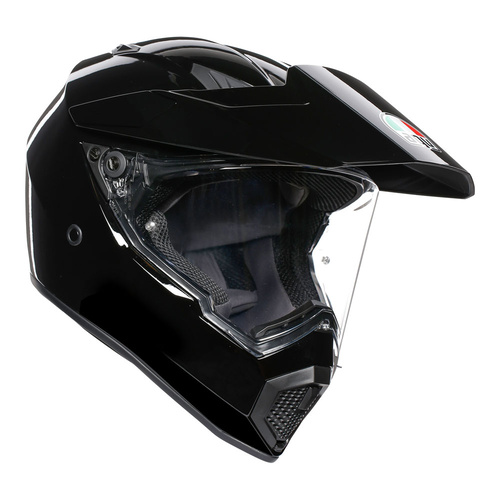 AGV AX9 Gloss Black Helmet [Size:SM]