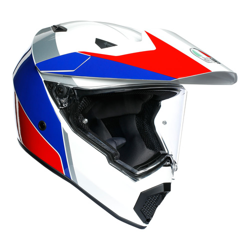 AGV AX9 Atlante White/Blue/Red Helmet [Size:SM]