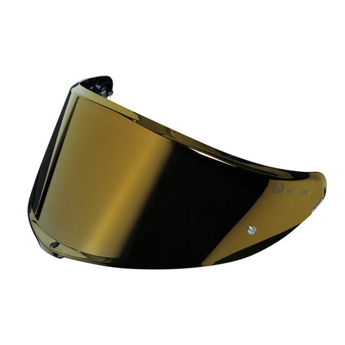 AGV Replacement Iridium Gold Visor for Tourmodular Helmet [Size:XS-LG]