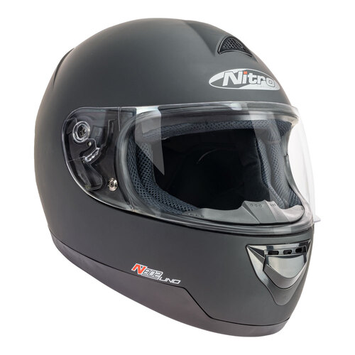 Nitro N802 Satin Black Helmet [Size:XS]