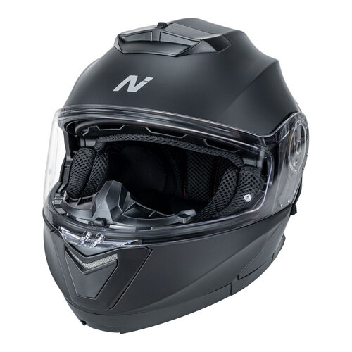 Nitro F160 Satin Black Modular Helmet [Size:XS]