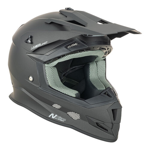 Nitro MX700 Satin Black Helmet [Size:XS]