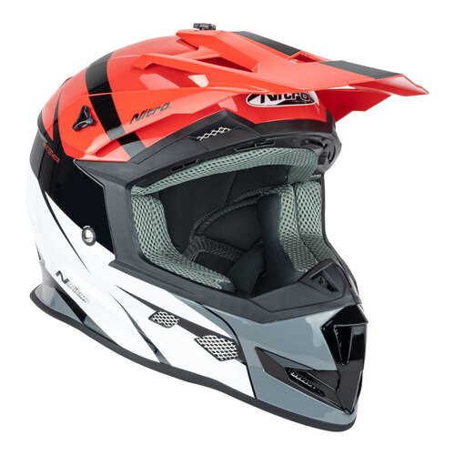 Nitro MX700 Recoil Red/Black/White Helmet [Size:XS]