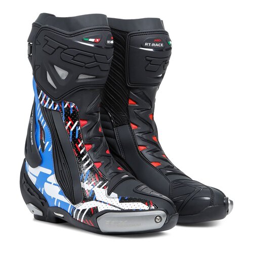 TCX RT-Race Pro Air Black/Blue/Red Boots [Size:40]