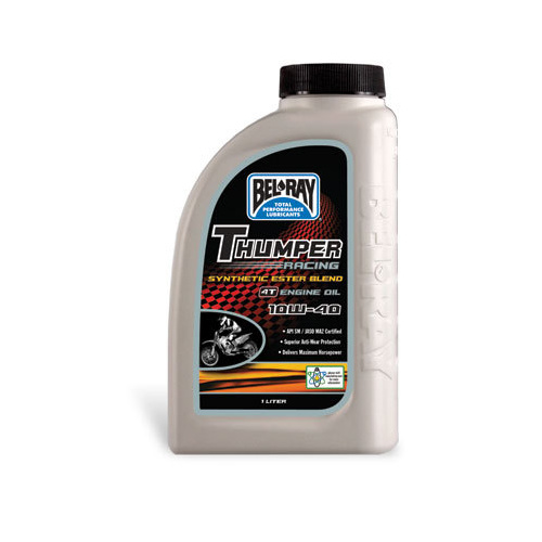 Belray 99520B1LW Thumper Racing Synthetic Ester Blend 4T Engine Oil 10W40 1 Litre