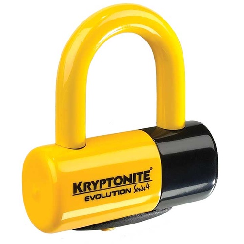 Kryptonite 999614 Evolution Series 4 Disc Lock Yellow (1T)