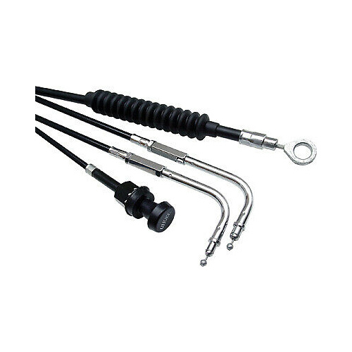 Motion Pro Choke Cable w/Choke Knob & Lock Nut for Harley-Davidson FX/FXB/FXE/FXS/XLCH/XLH/XLS