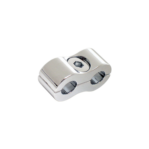 Motion Pro Throttle & Idle Cable Clamp Chrome