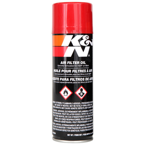 K&N 99-0504 Air Filter Oil Aerosol 192ml (6.5oz) 