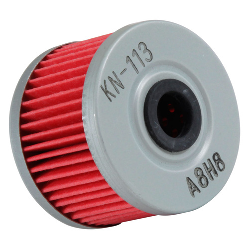 K&N KN-113 Cartridge Oil Filter for Honda TRX/VT125C/XL125V/CBF/SXS500M2 Models